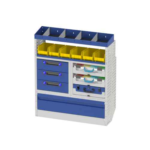 Bedrijfswageninrichting Rechterzijde Proace L2 LUXURY