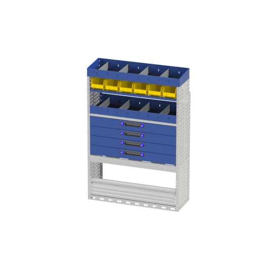 Rechterzijde Bedrijfswageninrichting Jumper COMFORT