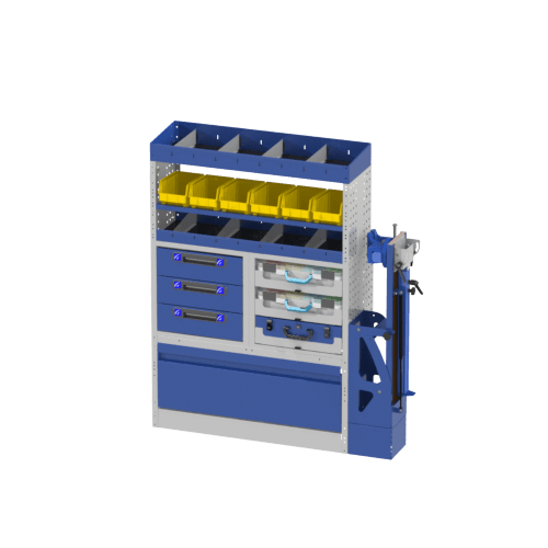 Rechterzijde Bedrijfswageninrichting Jumper LUXURY