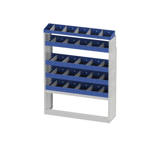 Rechterzijde bedrijfswageninrichting Jumper L2H2 BASE