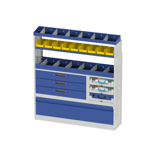 Rechterzijde bedrijfswageninrichting Jumper L3H2 LUXURY