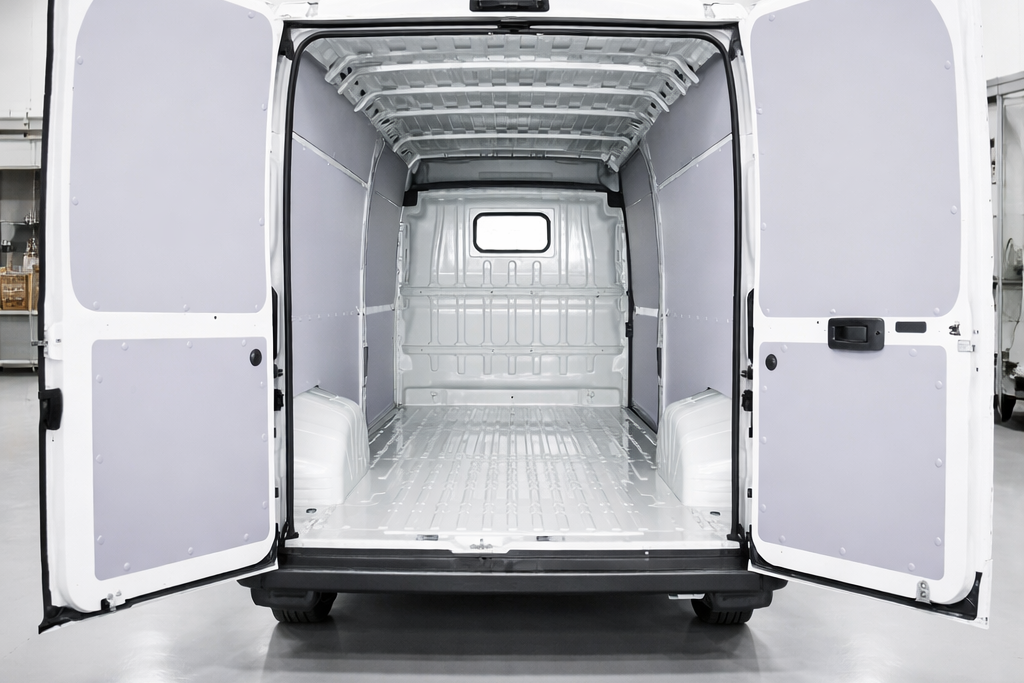 Kunsstof wandbekleding bedrijfswagens